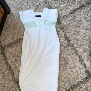 Women’s white midi dress